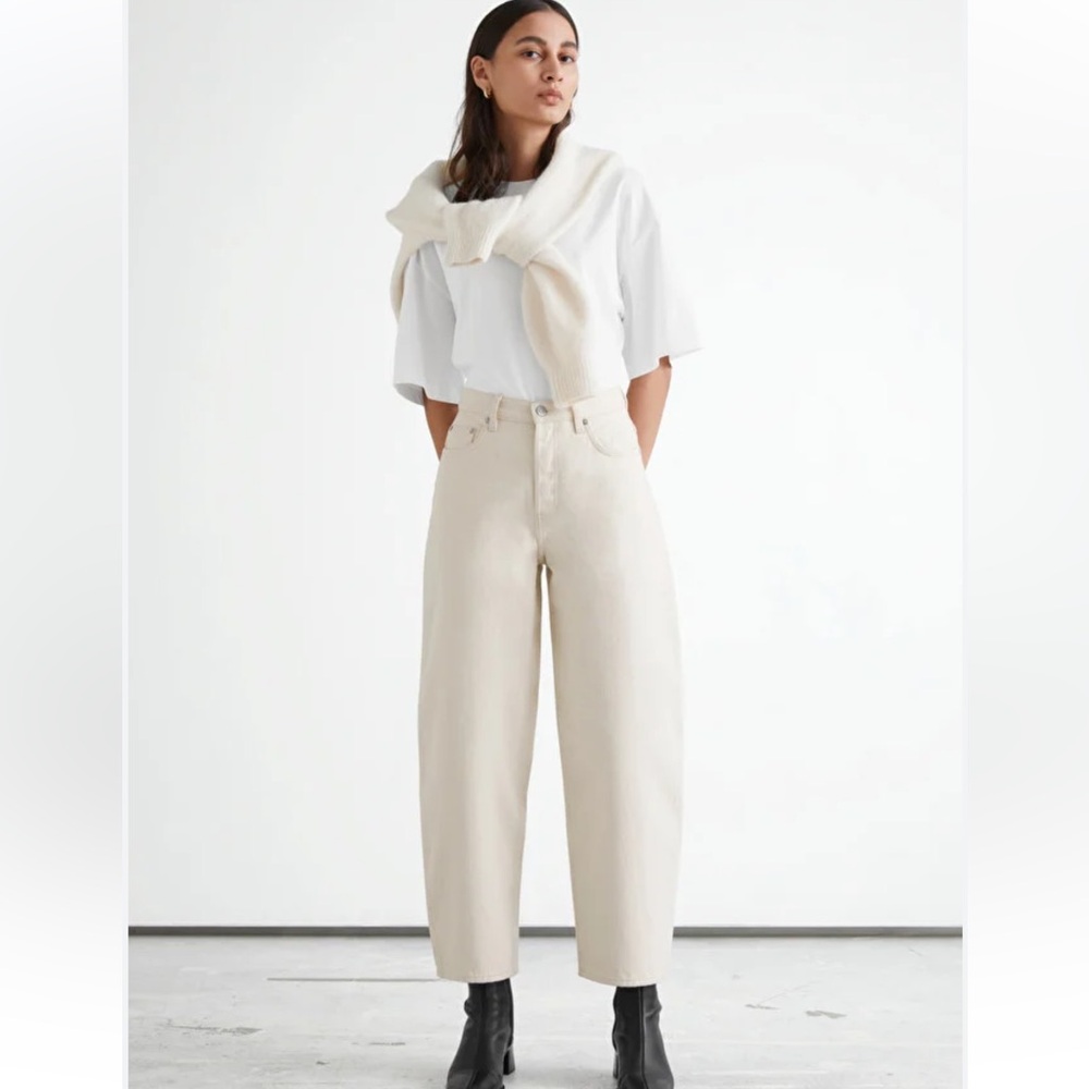 & Other Stories Major Cut Crop Jeans